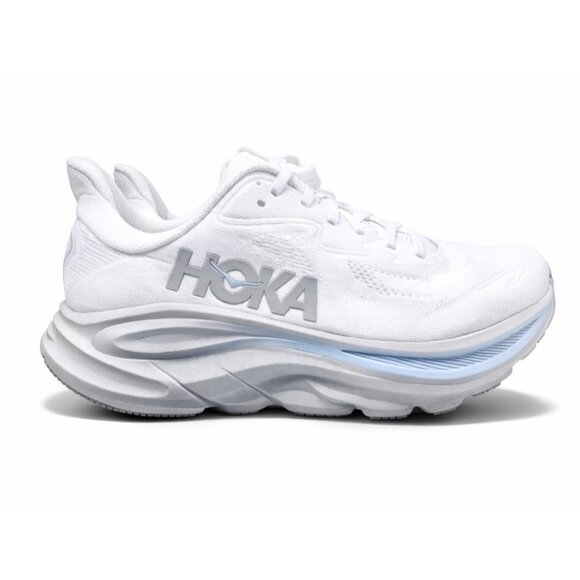 Hoka One One Clifton 10 Mens 12 White /Glacier Blue 1162030/WTGL Running Gym main image 4